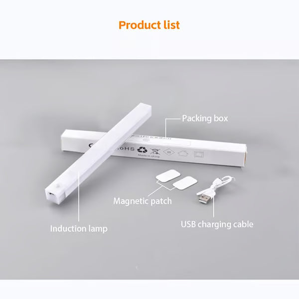 🔥💡 Punch-free Smart Sensor Magnetic Rechargeable LED Lights - White / 1 PC