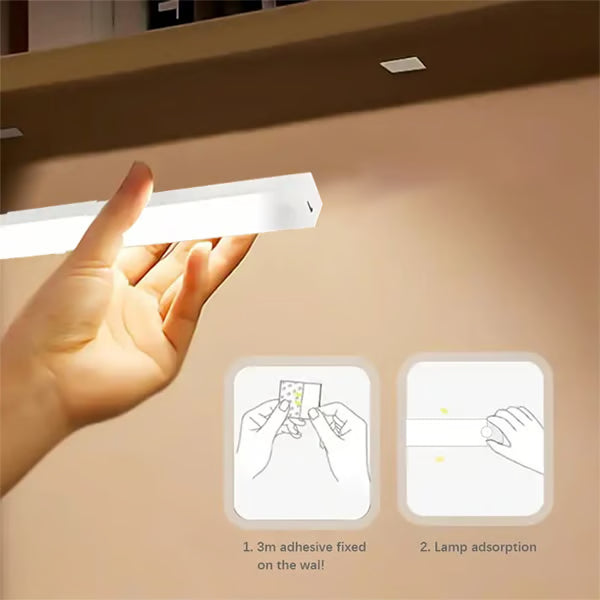 🔥💡 Punch-free Smart Sensor Magnetic Rechargeable LED Lights - White / 1 PC