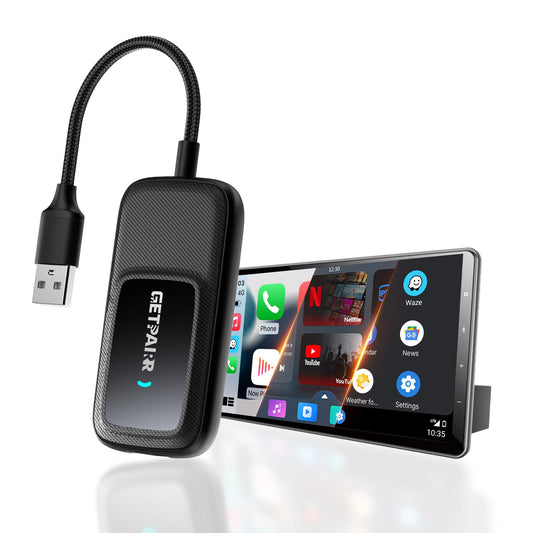 GetPairr Go · All-in-1 Wireless CarPlay & Android Auto Adapter with App Hub