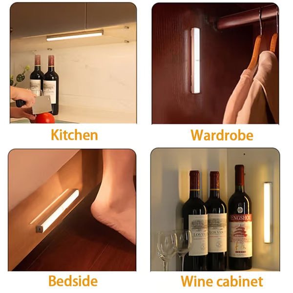 🔥💡 Punch-free Smart Sensor Magnetic Rechargeable LED Lights - White / 1 PC